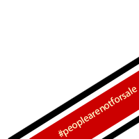 #peoplearenotforsale