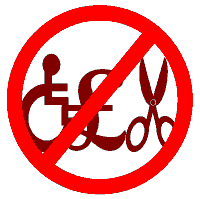 NO DISABILITY BENEFIT CUTS!